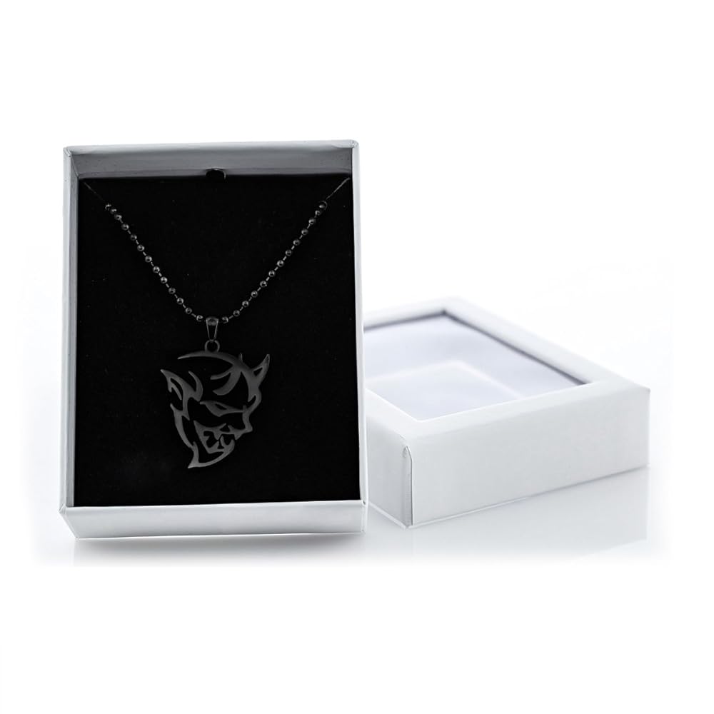 CHALLENGER /LOGO NECKLACE SILVER・52cm Dodge Challenger SRT Demon Silver 316 Stainless Steel Ball